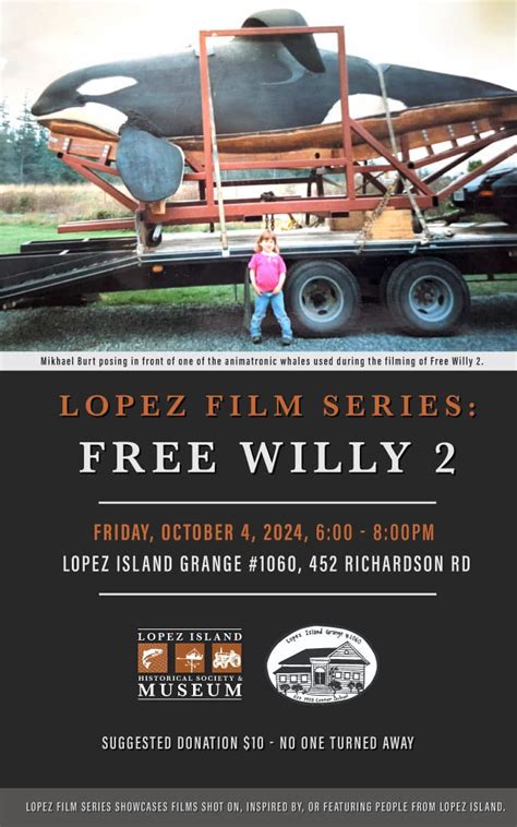 Lopez Film Series #3 - Free Willy 2 - Lopez Island History Museum