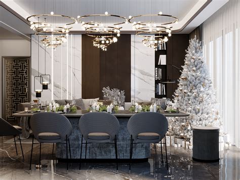 CHRISTMAS HOME | Interior visualization :: Behance