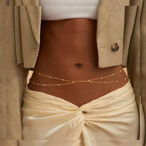 Belly Chain For Bikini Etsy