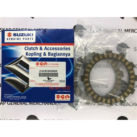 SGP CLUTCH LINING SET 4 PCS RAIDER J 110 SHOGUN 125 SMASH