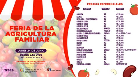 Invitan A San Juan Ra En Feria De Agricultura Familiar En Unicanal