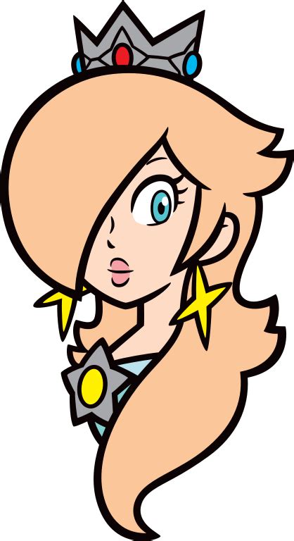 Fileartwork Rosalina Facesvg Super Mario Wiki The Mario Encyclopedia