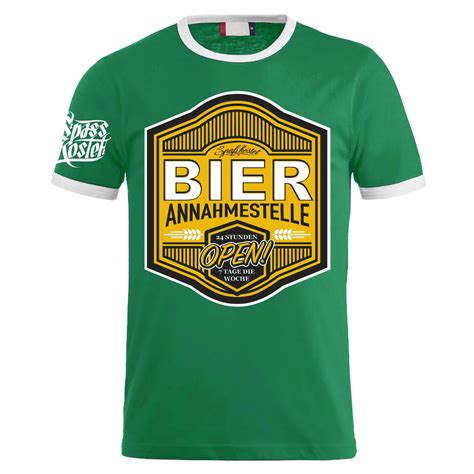 Männer T Shirt Spass kostet Bier Annahmestelle Vatertag Motiv S bis 8XL