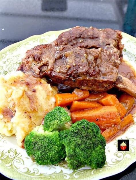 Best Ever Slow Cooker Beef Ribs Fall Off The Bone Tender Pieces Of