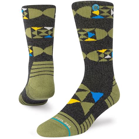 Stance Geodes Crew Socks Unisex Black BIKE24