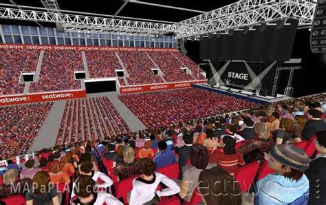 Birmingham Resorts World Arena Nec Detailed Seat Numbers Seating Plan