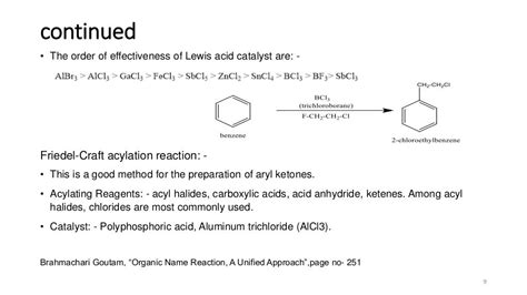 Friedel craft reaction