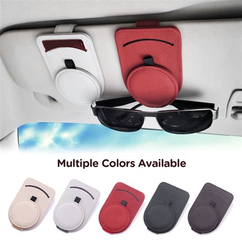 ZHUAIYA Universal Car Eyeglass Holder Glasses Storage Clip Auto