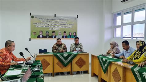 Uji Publik Calon Panitia Seleksi Satuan Tugas Pencegahan Dan Penanganan