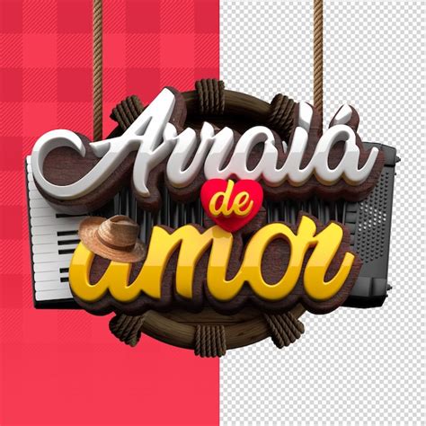 Arrai De Amor Selo D Festa Junina De So Joo Et Dia Dos Namorados Psd