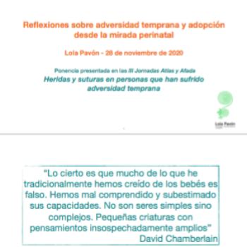 Presentaci N Reflexiones Sobre Adversidad Temprana Y Adopci N Desde La