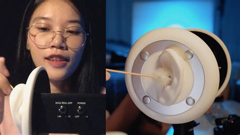 ASMR Fast Intense Ear Cleaning With Fluffy Ear Pick No Talking YouTube