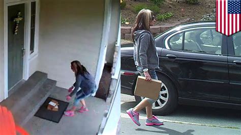 Thief Caught Stealing Packages Jaguar Driving Burglar Caught Stealing