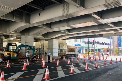 Vol3484 Jr武蔵小金井駅東側高架下に建設予定の温浴施設の工事が始まったようです まろん通信