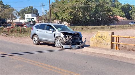 Casi Cae Al Dren Dos Lesionados En Aparatoso Choque En El Plan De