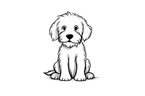 How To Draw A Goldendoodle Yonderoo