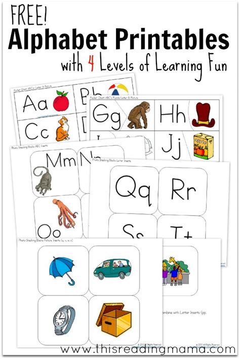 Alphabet Printables From This Reading Mama This Reading Mama