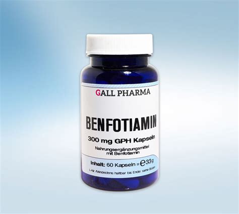 BENFOTIAMIN 300MG GPH Fettlösliches Vitamin B1 Westend Apotheke Wien