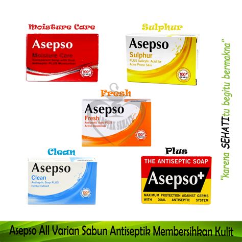 Jual Asepso Sabun Antiseptic Mengatasi Kuman Kulit Shopee Indonesia