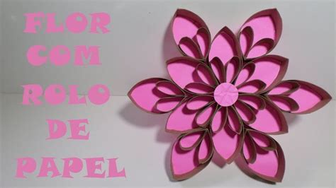 Flor rolo de papel higiênico Artesanía de rollos de papel