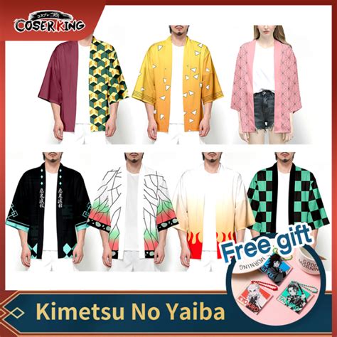 Coser King Store Kimetsu No Yaiba Haori Cape Anime Demon Slayer