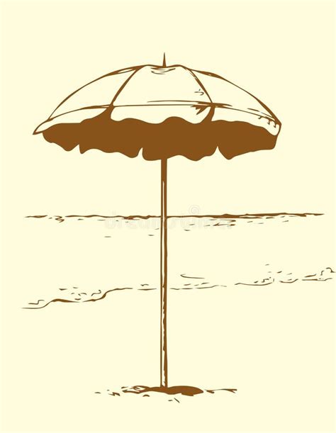 Parasol Vectortekening Vector Illustratie Illustration Of Teken