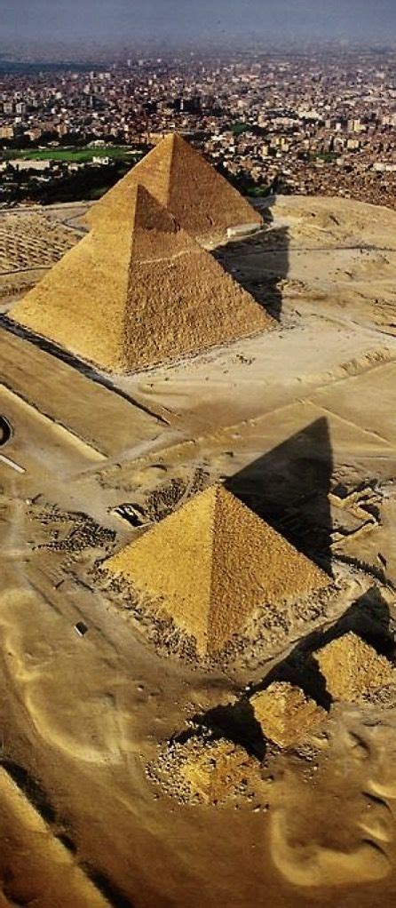 Three Pyramids In The Middle Of A Desert