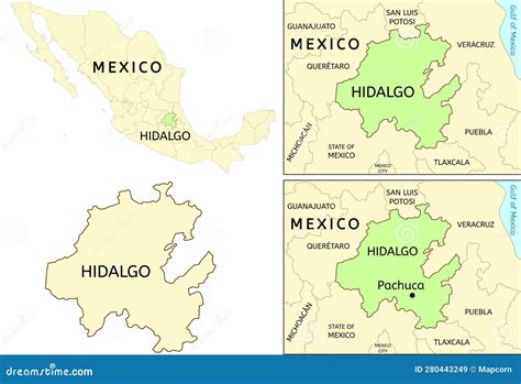 State Coahuila Of Mexico Map On Transparent Background Blank Map Of