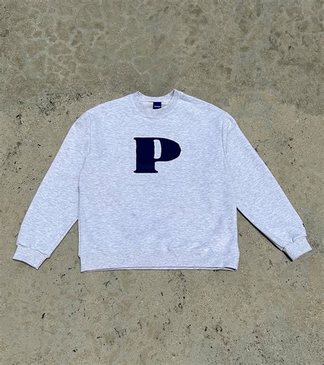 P Sweatshirts Melange White