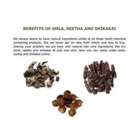 Rolimoli Organic Dried Amla Reetha Shikakai For Temple At Rs Pack