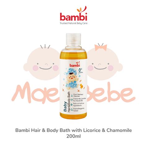 Jual Bambi Baby Hair Body Bath With Licorice Chamomile Sabun