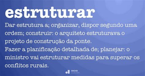 O Que Significa Estruturar