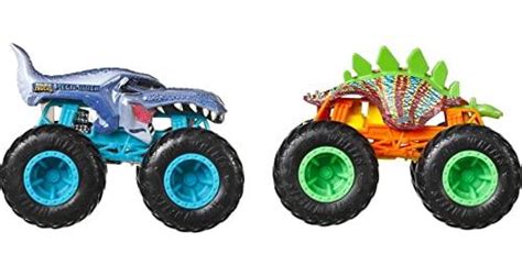 Hot Wheels Monster Trucks Escala Paquetes Camiones De Juguete Con Ruedas Gigantes