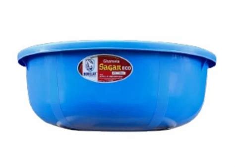 Round Plastic Horslay Sagar Eco Ghamela Capacity Ltr Size X