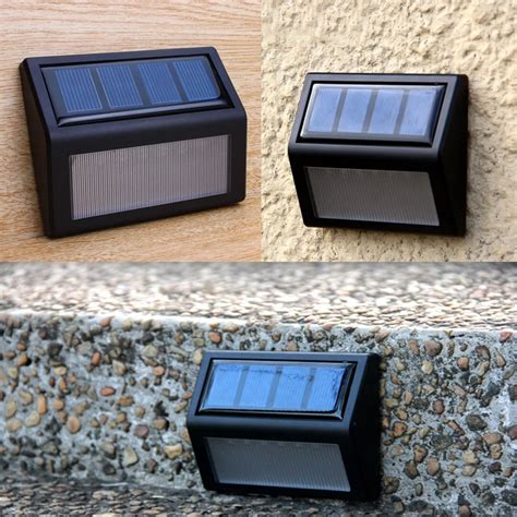 outdoor solar led lamp solar energy lamp wall mounted solar light stair ...