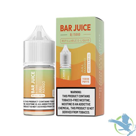 Bar Juice Bj 15000 Nicotine Salt E Liquid 30ml