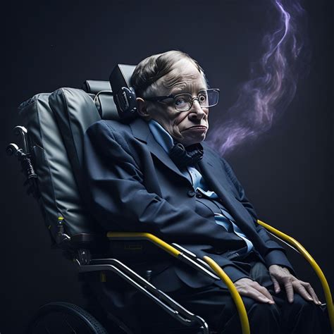 Premium Ai Image Stephen Hawking