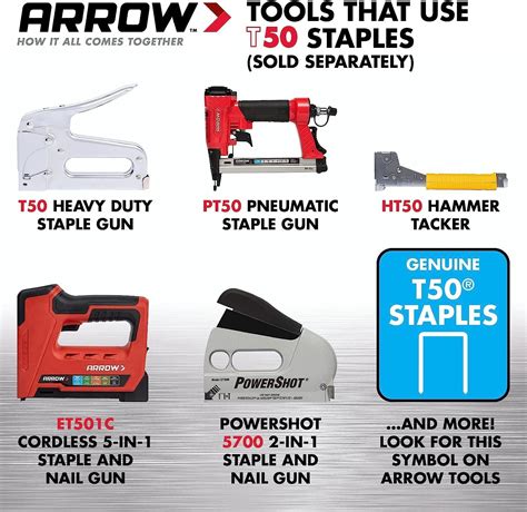 Arrow Fastener Ip Heavy Duty T Grapas De Pulgadas Para