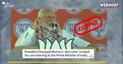 Fact Check Clipped Video Of Pm Modi Talking About Sam Pitrodas Racist