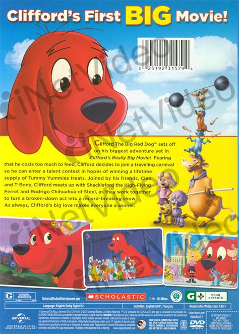 Clifford's Really Big Movie (Keepcase) on DVD Movie