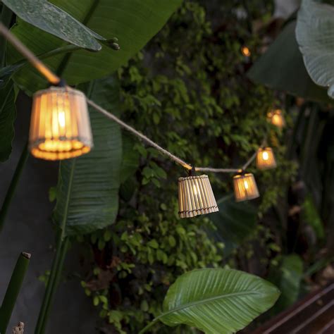 Guirlande Lumineuse En Bambou Okinawa Newgarden Led Pour