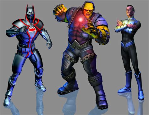 Concept Art From Unreleased Justice League Game Includes Batman The Flash Green Lantern And More