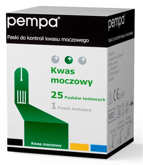 PASKI DO POMIARU KWASU MOCZOWEGO PEMPA 25 SZTUK 11972148776 Allegro Pl