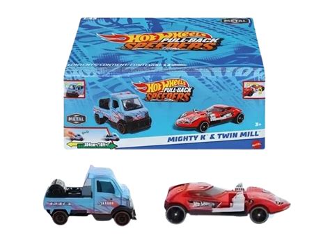 اسباب بازی فقط توی توی TOY TOY پک 2 تایی ماشین های Hot Wheels سری Pull Back Speeders مدل