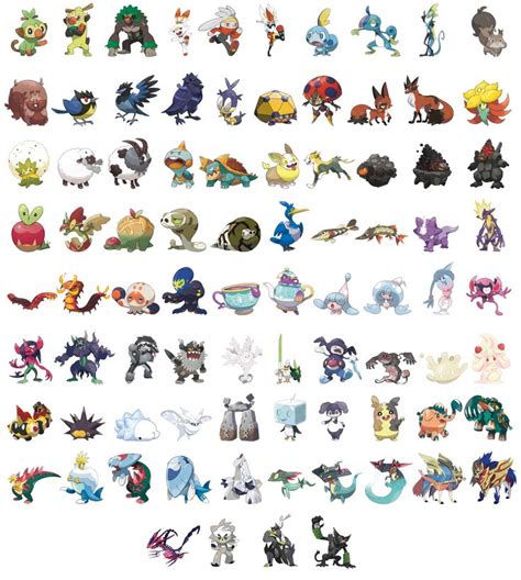 Pokemon 8 Gen Pokemon Pokemon Art All Pokemon