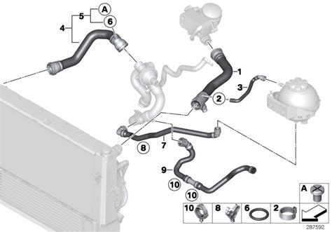 Bmw 320i Coolant Hose Cooling Wagon Hoses 17127596840 Zeigler Bmw Orland Park Il