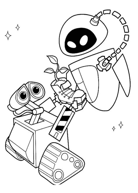 Wall E Coloring Pages 50 Free Coloring Pages