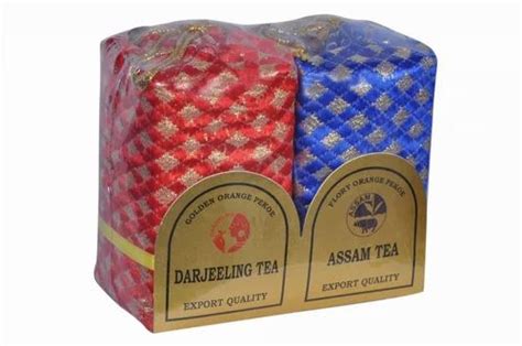 Avihs Silk Pouch Darjeeling And Assam Tea 200 Gm Combo Silk T Pouch Grade Food Grade At Rs