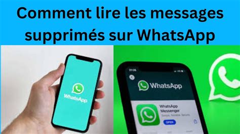 Comment lire les messages supprimés sur WhatsApp YouTube