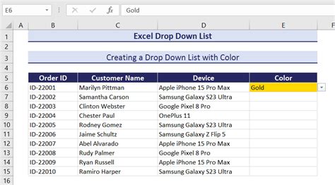 Excel Drop Down Lists Create Edit Remove Filter Protect Exceldemy